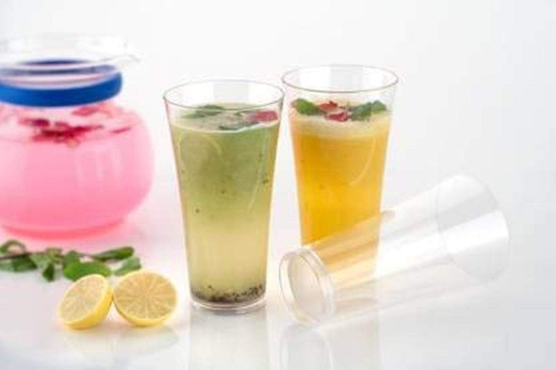 LEAWALL Kitchenware Store Multi Purpose Unbreakable Long Drinking Glass Set of 6 Pcs 300 ml Capacity Each Clear Glass Unbreakable - Image 3