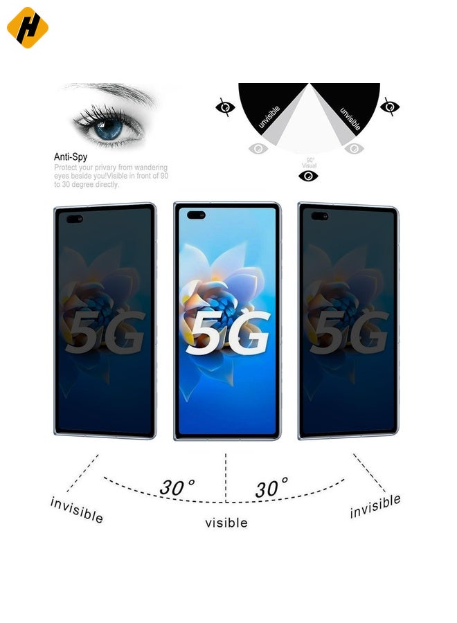 هوها 25 PCS Cover Full Cover Anti-Peeping Film Preded Glass Film for Huawei Mate X2 - Image 5