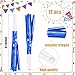 Twavang 12 Pcs Glitter Noise Makers Metallic Fringed Party Blower for Adults Birthday Graduation New Years Party Favors Supplies Blue - Image 4