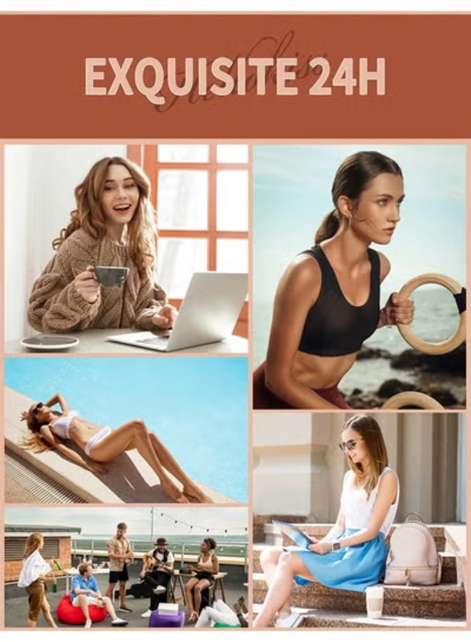 HelloKiss Liquid Eyebrow Pen, 2-In-1 Dual-Ended Ink Pen, 2-In-1 Dual-Ended Eyebrow Pencil with 4-Prong Micro Fork Tip Applicator & Precise Brush Tip Creates Natural Eyebrows, Grey, 1ml+1ml - Image 5