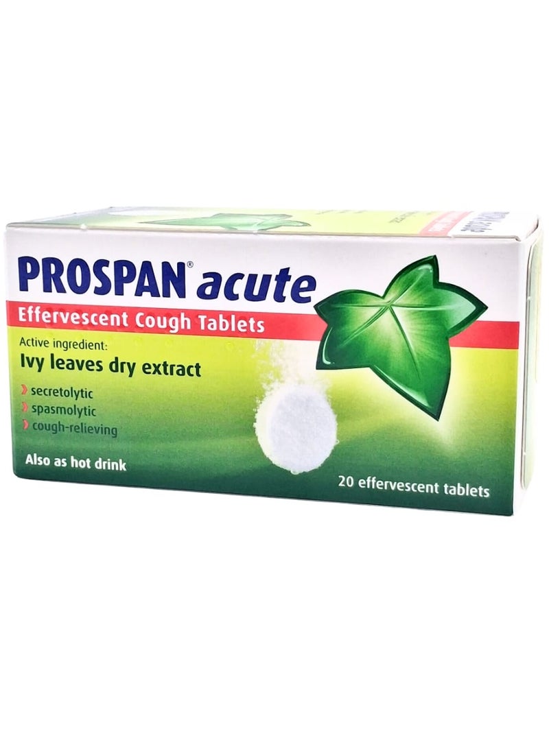 بروسبان أقراص فوارة 20 (اللبلاب ورقة استخراج السعال الإغاثة) - Image 1