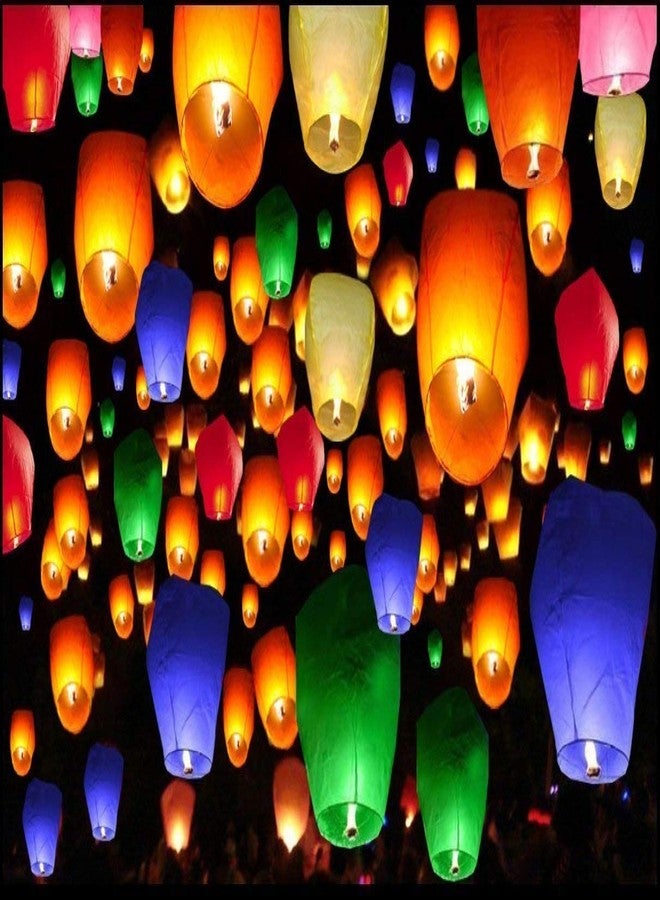 Gamereserves® Hot Air Balloon Paper Sky Lantern Set of 5 - Image 4