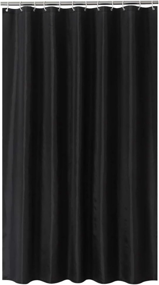 Black Wall Pattern Shower Bath Curtain, Bathroom Curtain with 12 Hanging Hooks, Stylish Polyester Fabric for Bathroom Privacy, Durable and Fade - Shower Curtai (180 * 200CM) - Image 1