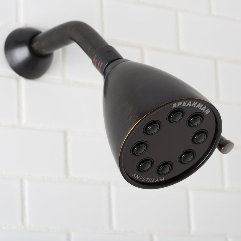 Speakman S-2251-ORB Signature Icon Anystream High Pressure Adjustable Solid Brass Shower Head, Oil-Rubbed Bronze , 2.5 GPM - Image 2