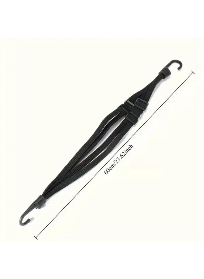 Adjustable Elastic Hook For Motorcycle Helmet Strap Durable Polyamide Material 1pc - Image 2