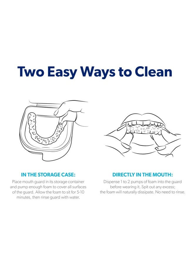 EverSmile رغوة تنظيف واقي الفم - نعناع منعش، حجم سفر (25 مل) - للفاك، النوم، كرة القدم، الملاكمة، الشخير، الطحن وجميع أنواع الواقيات - يقاوم رائحة الفم الكريهة - Image 4