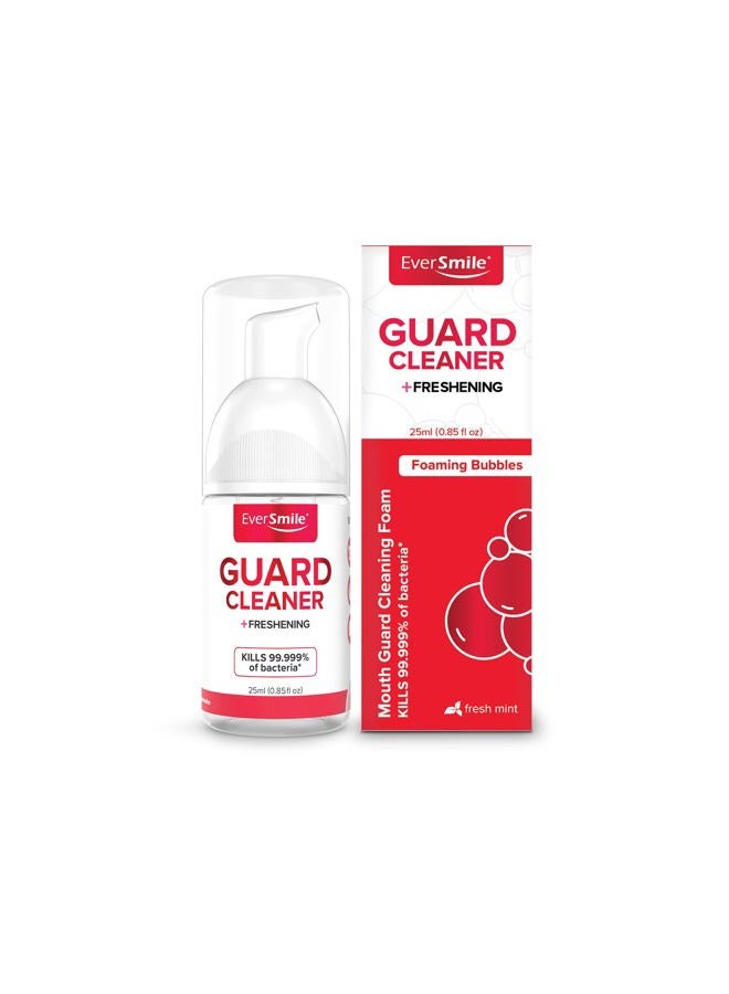 EverSmile رغوة تنظيف واقي الفم - نعناع منعش، حجم سفر (25 مل) - للفاك، النوم، كرة القدم، الملاكمة، الشخير، الطحن وجميع أنواع الواقيات - يقاوم رائحة الفم الكريهة - Image 1