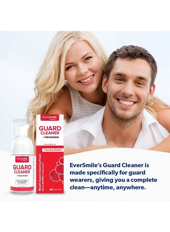 EverSmile رغوة تنظيف واقي الفم - نعناع منعش، حجم سفر (25 مل) - للفاك، النوم، كرة القدم، الملاكمة، الشخير، الطحن وجميع أنواع الواقيات - يقاوم رائحة الفم الكريهة - Image 3