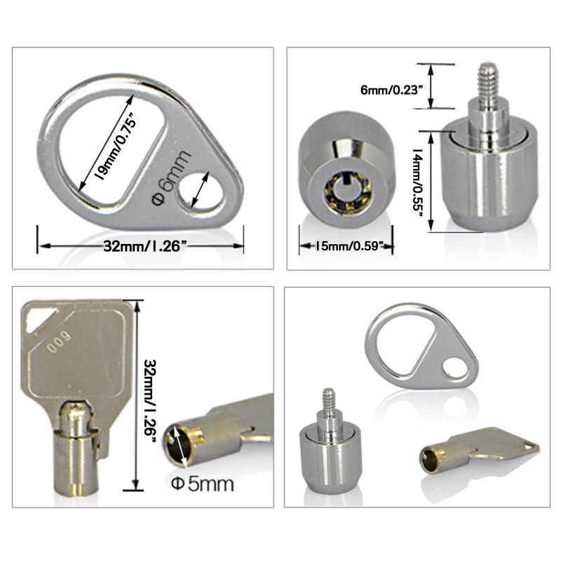 Replacement Security Keys Desktop Computer Case Anti Theft Chassis - Image 4