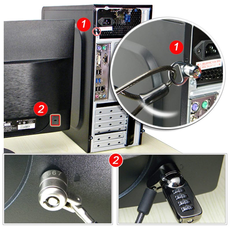 Replacement Security Keys Desktop Computer Case Anti Theft Chassis - Image 3