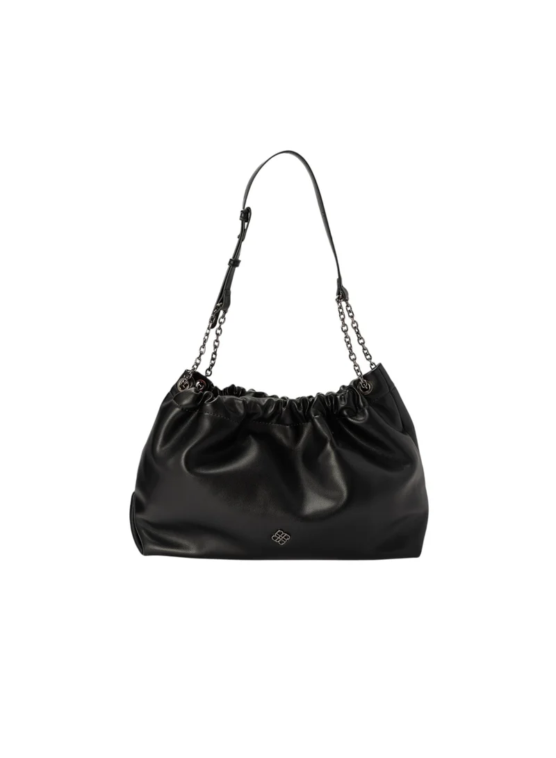 باتا حقيبة كتف مزخرفة بتفاصيل سلسلة