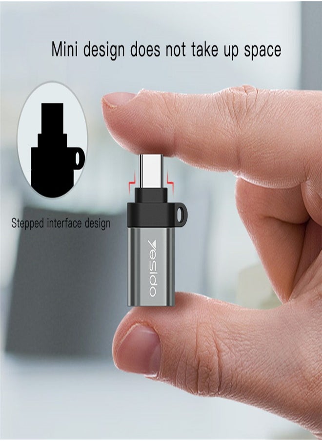 The Adapter Type-C to USB3.0 Conversion Is Suitable for Samsung Huawei Mobile Phone USB Flash Drive Data Transfer Gamepad