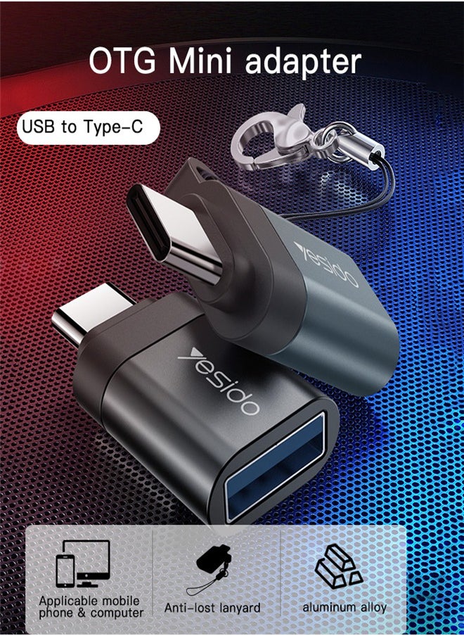The Adapter Type-C to USB3.0 Conversion Is Suitable for Samsung Huawei Mobile Phone USB Flash Drive Data Transfer Gamepad