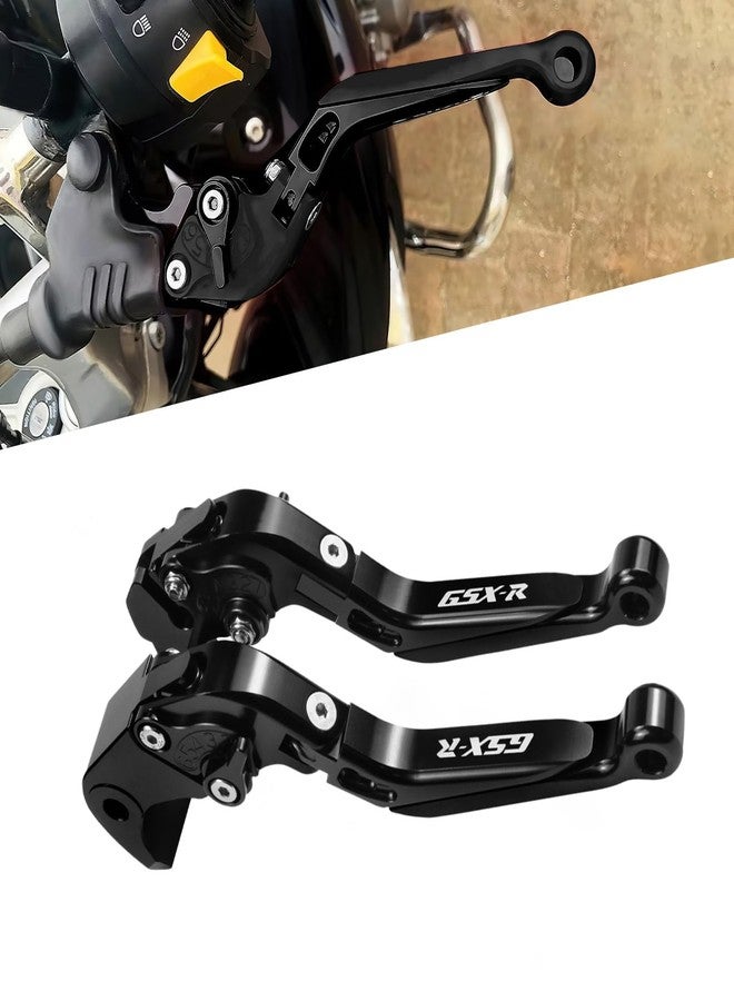 XIDAODIT Motorcycle Folding Extendable Adjustable Clutch Brake Levers for GSXR750 gsxr600 GSX-R K1 K2 K3 K4 K5 K6 K7 K8 K9 K10 (Black) - Image 3
