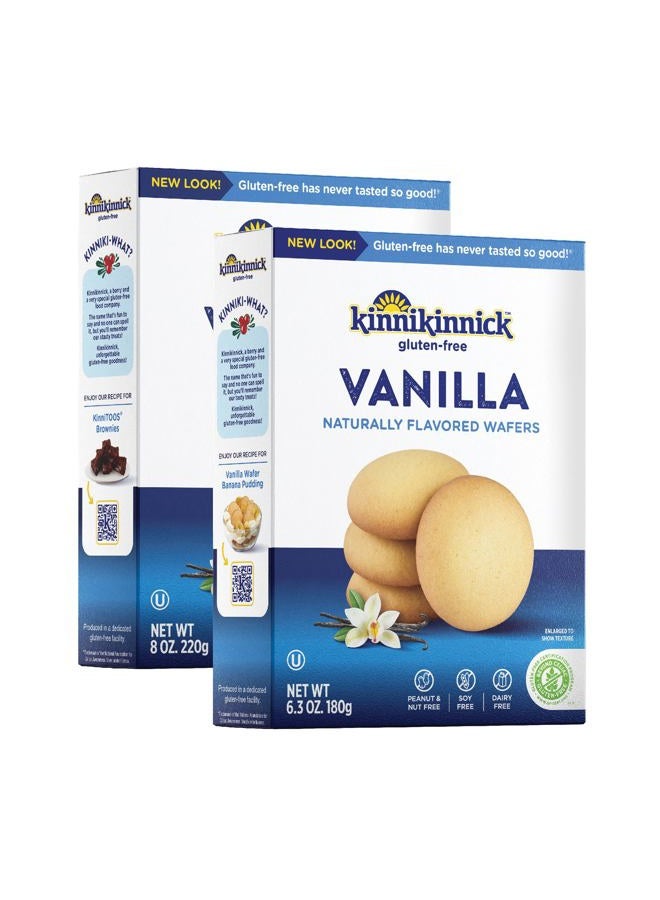 Kinnikinnick Vanilla Wafers,2 pack, 6.3 Ounce - Image 1