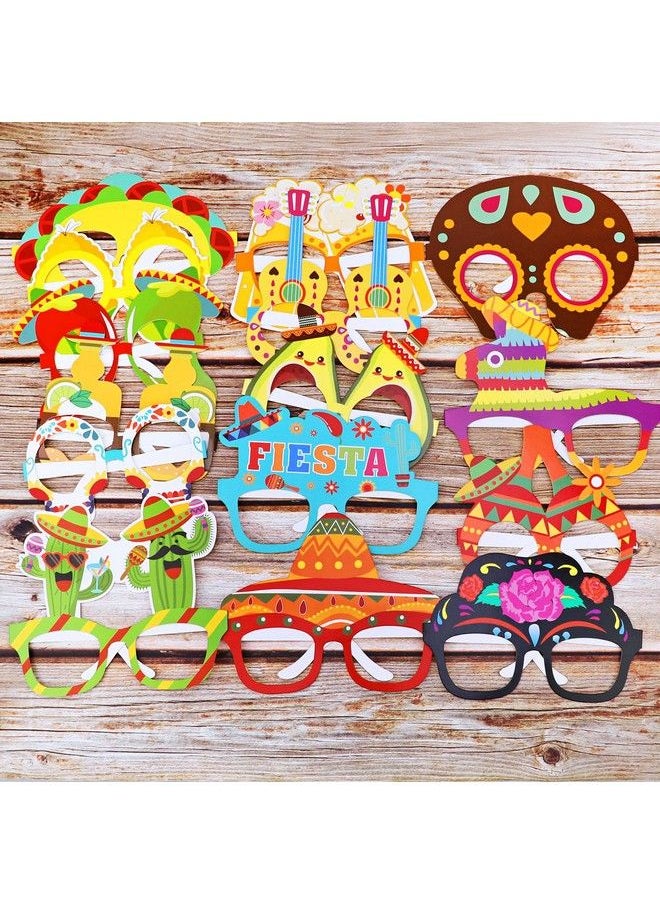 Fiesta Party Supplies 15 Pairs Mexican Themed Costume Paper Eyeglassess Cinco De Mayo Photo Booth Props For Taco Tout Donkey Pinatas Cactus Decoration Let Fiesta Party Decorations - pzsku/Z24A4A1F37C6A5C2209D7Z/45/_/1688536875/e3013c50-774c-4c20-a053-c951065a2826