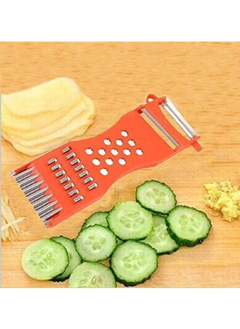 Generic - 5 X 1- Peeler - Grater - Chopper - Adjustable - Multifunctional Cutter Vegetables & Fruits - Image 1