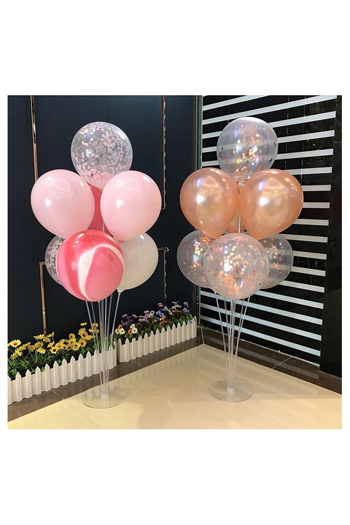 مجموعة بالونات قابلة للنفخ مزينة لحفلات عيد الميلاد والزفاف مع كنفتي - Image 3