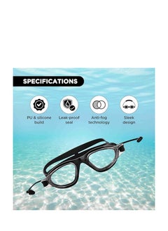 ENDLESS  Premium Swimming Goggle with Anti-Fog and UV Protection | Stylish 180 Degree Wide View Glasses | Soft Silicone Gasket for Leak Proof | With Hard Case  - Image 2