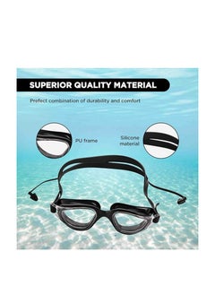 ENDLESS  Premium Swimming Goggle with Anti-Fog and UV Protection | Stylish 180 Degree Wide View Glasses | Soft Silicone Gasket for Leak Proof | With Hard Case  - Image 3