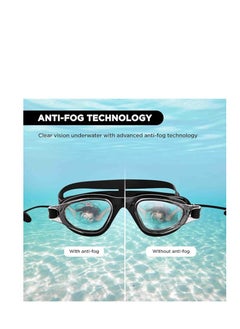 ENDLESS  Premium Swimming Goggle with Anti-Fog and UV Protection | Stylish 180 Degree Wide View Glasses | Soft Silicone Gasket for Leak Proof | With Hard Case  - Image 5