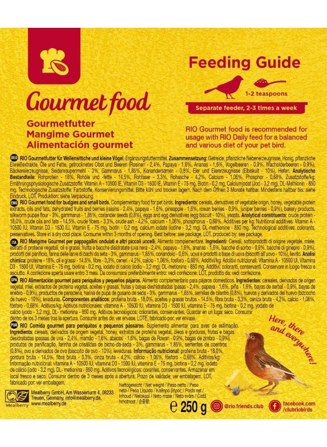 RIO Gourmet food for Budgies and Small Birds 250g - Image 4