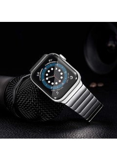 Apple Watch 10 46MM Krd-35 Stripe Design Metal Band