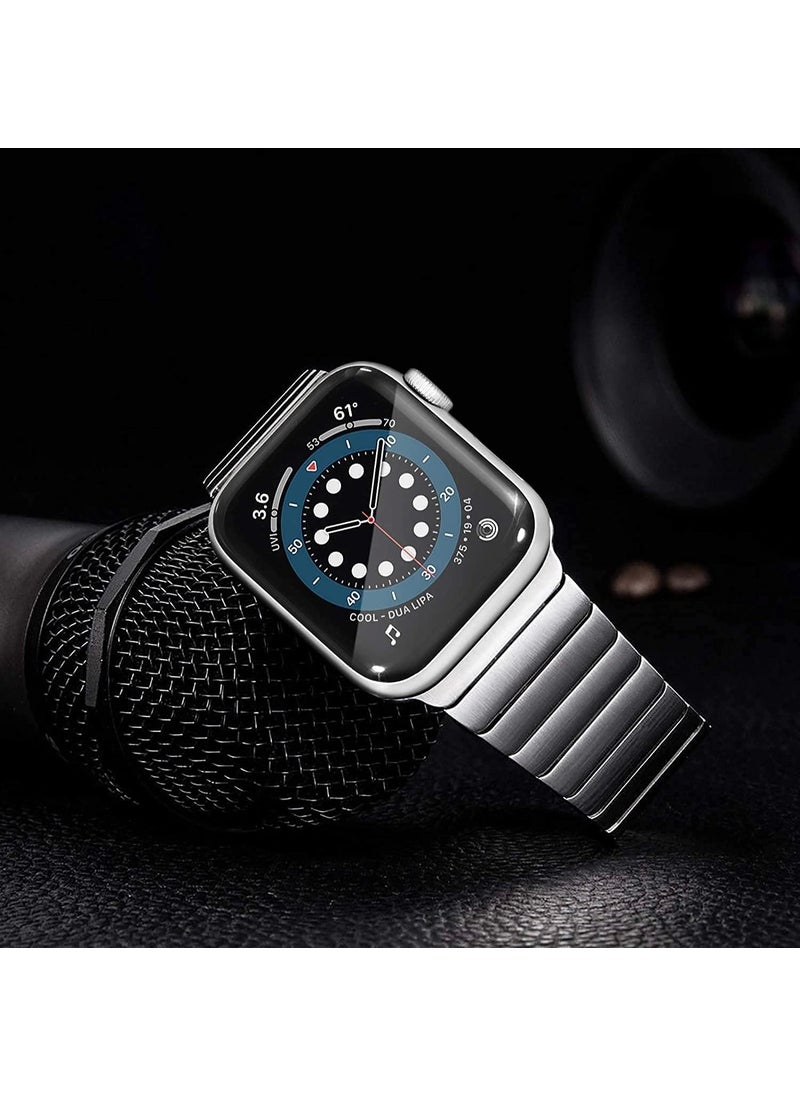RedClick - Apple Watch 10 46MM Krd-35 Stripe Design Metal Band - Image 1
