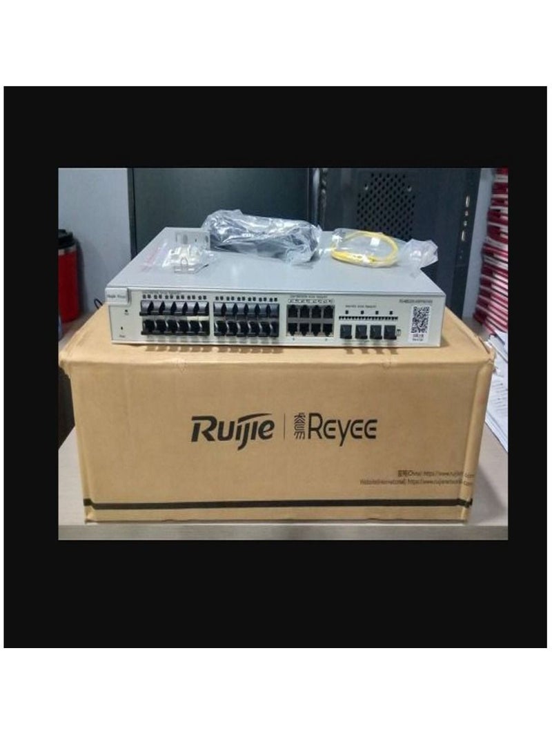 Ruijie Rujie Rayee RG NBS3200 24SFP/8GT4XS 24-Port Gigabit SFP with 8 combo RJ45 ports Layer 2 Managed Switch 4x10G - Image 1