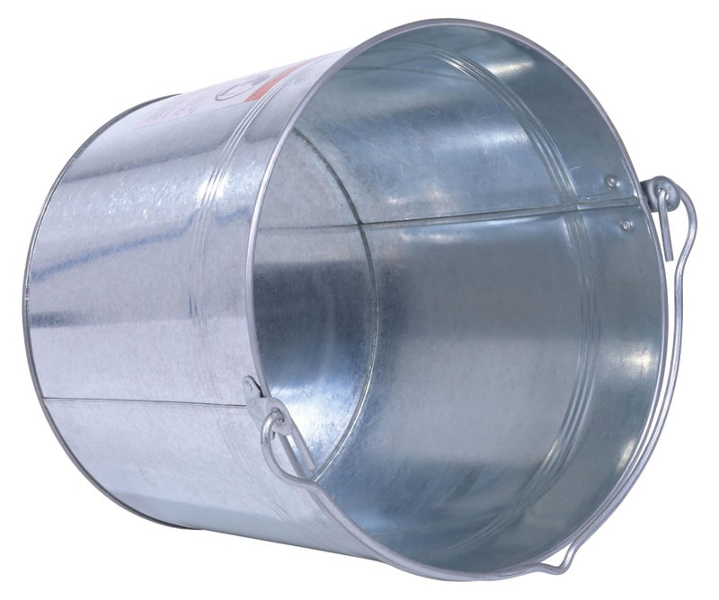 Vestil BKT-GAL-500 Galvanized Steel Bucket, 10-3/4" Depth, 5 gallon, 44 pound Capacity - Image 4