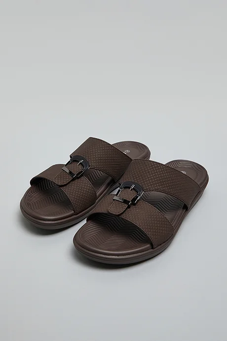 أر أند بي Textured Flat Sandals