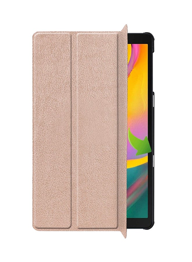 MARGOUN Protective Flip Case Cover For Samsung Galaxy Tab A 10.1 SM-T515 Beige - Image 1