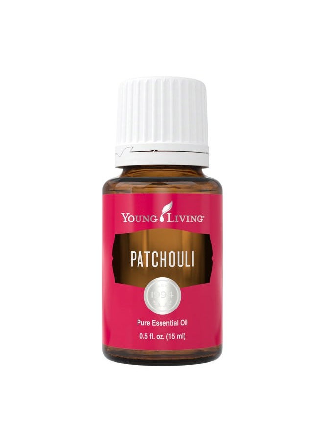 Young Living Patchouli Essential Oil 15ml - Pure, Earthy Aroma for Relaxation, Meditation, Peace, and Grounding - Premium Quality  - Image 1