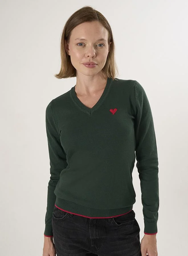 فيليكس هاردي V-Neck Knitted Pullover