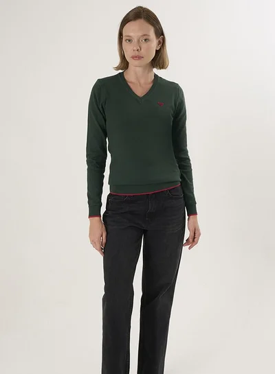 فيليكس هاردي كنزة صوفية بياقة على شكل حرف