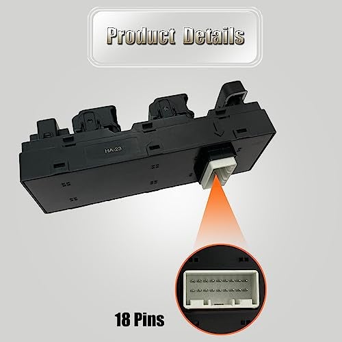 Quivimoro Front Left Driver Side Master Power Window Switch 93570-C1000 Compatible with Hyundai Sonata 2015-2019, Power Window Switch Button Fit for Sonata 2015 2016 2017 2018 2019 Replaces OE 93570C1000 - Image 5