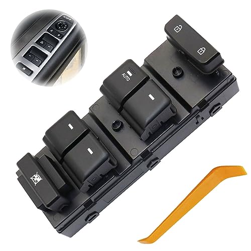 Quivimoro Front Left Driver Side Master Power Window Switch 93570-C1000 Compatible with Hyundai Sonata 2015-2019, Power Window Switch Button Fit for Sonata 2015 2016 2017 2018 2019 Replaces OE 93570C1000 - Image 1