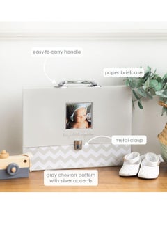 pearhead Baby Document Organizer Briefcase File Keeper to Store Baby's Records Makes Great Gift for New Parents or Addition to Baby Shower  - Image 2