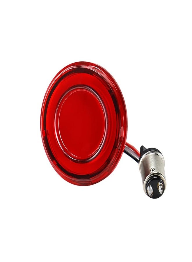 ZYTC 2" LED Turn Signals w/Running Light Red Case Bullet Style Front 1157 LED Turn Signal Kit Red Light for Harley-Davidson - Image 4