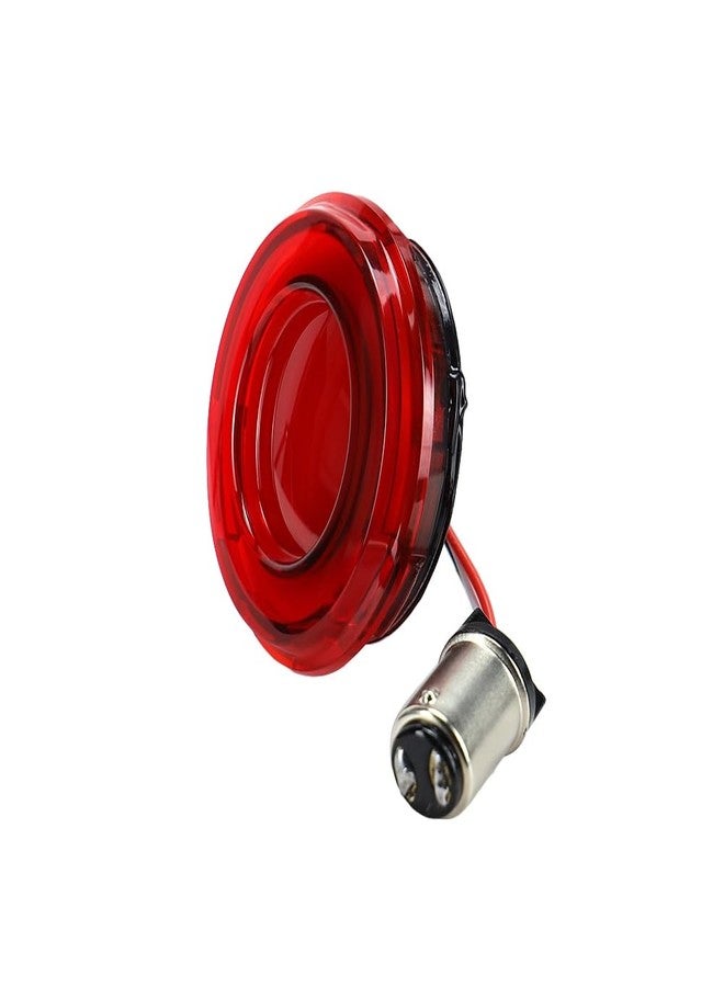 ZYTC 2" LED Turn Signals w/Running Light Red Case Bullet Style Front 1157 LED Turn Signal Kit Red Light for Harley-Davidson - Image 5