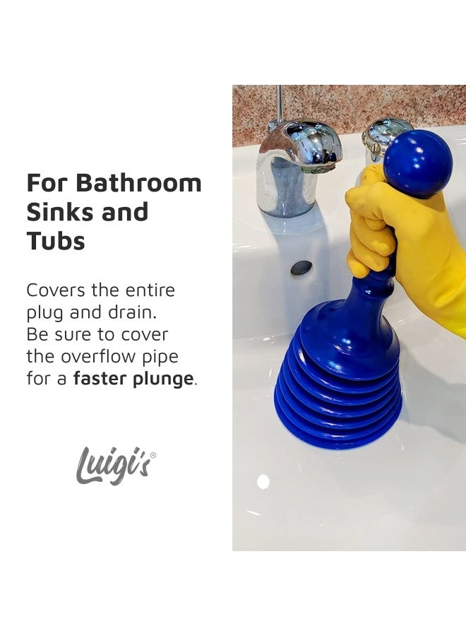 Luigi's مكبس تصريف وحنفية لويجي للمطابخ والحمامات والأحواض والدشات. صغير وقوي بأسلوب تجاري مع بيلوز كبير - Image 5