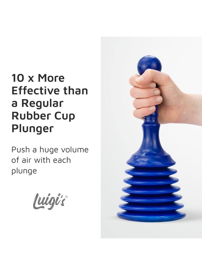 Luigi's مكبس تصريف وحنفية لويجي للمطابخ والحمامات والأحواض والدشات. صغير وقوي بأسلوب تجاري مع بيلوز كبير - Image 2