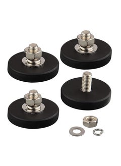 Y&D Neodymium Magnet Base, 4Pcs with Rubber Coated and M6 Male Thread ...