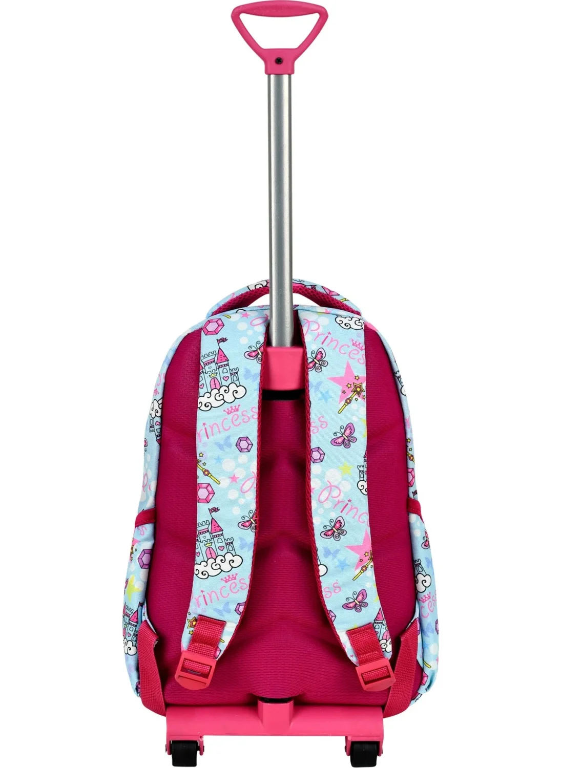 Çantaland Frozen Patterned Primary School Bag with Trolley + Lunch Box