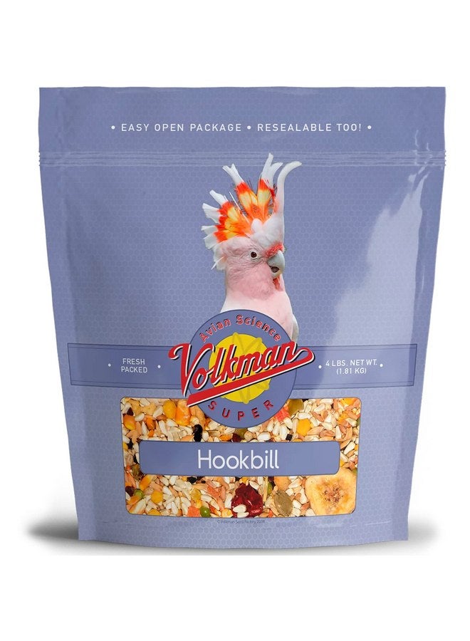 Volkman Seed Avian Science Super Hookbill Bird Food 4lb - Image 1
