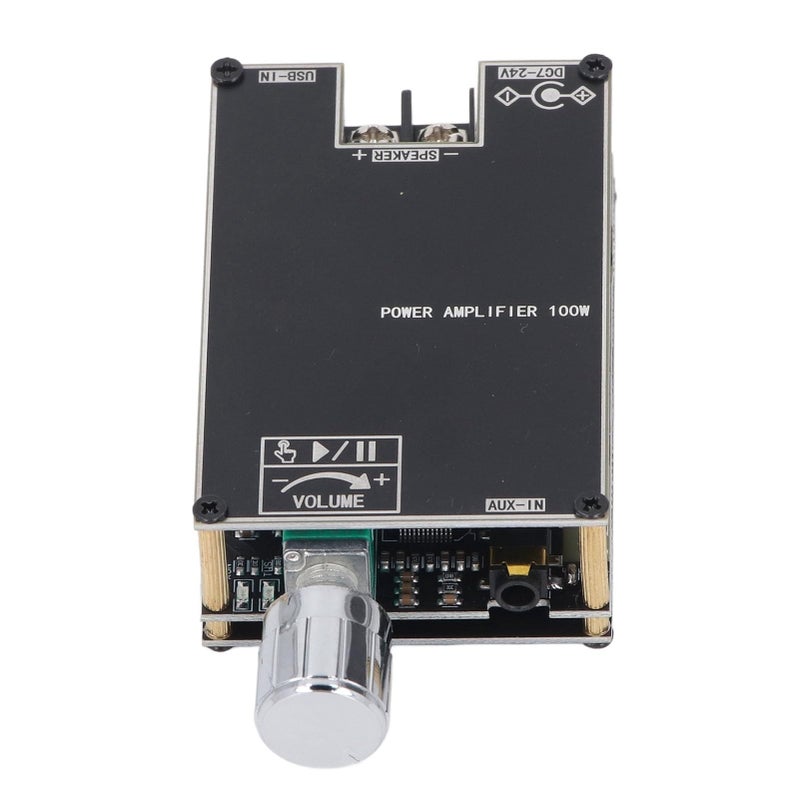 Single Channel 100W Audio Amplifier Board with Bluetooth AUX USB for Home Theater - Image 2