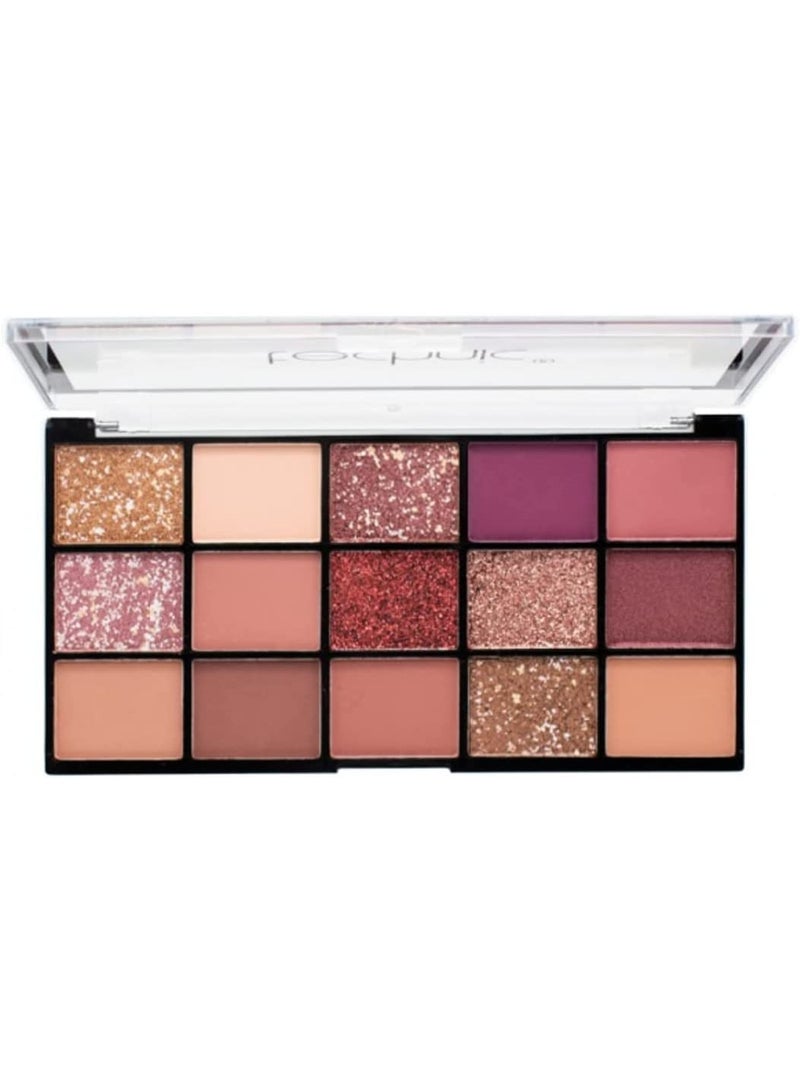 Technic cosmetics Invite Only Pressed Pigment Eyeshadow Palette - 15 Color - Image 3