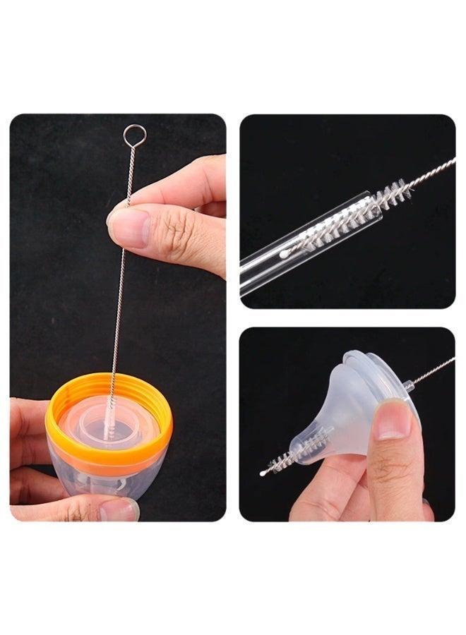 Straw Cleaner Brush for Stanley, 3 Pcs Reusable Extra Long Straws Cleaning Brush for 14oz 20oz 30oz 40oz, Cleaning Brushs for All Plastic, Glass, Stainless,Feeding-bottle and Silicone Straw - Image 2