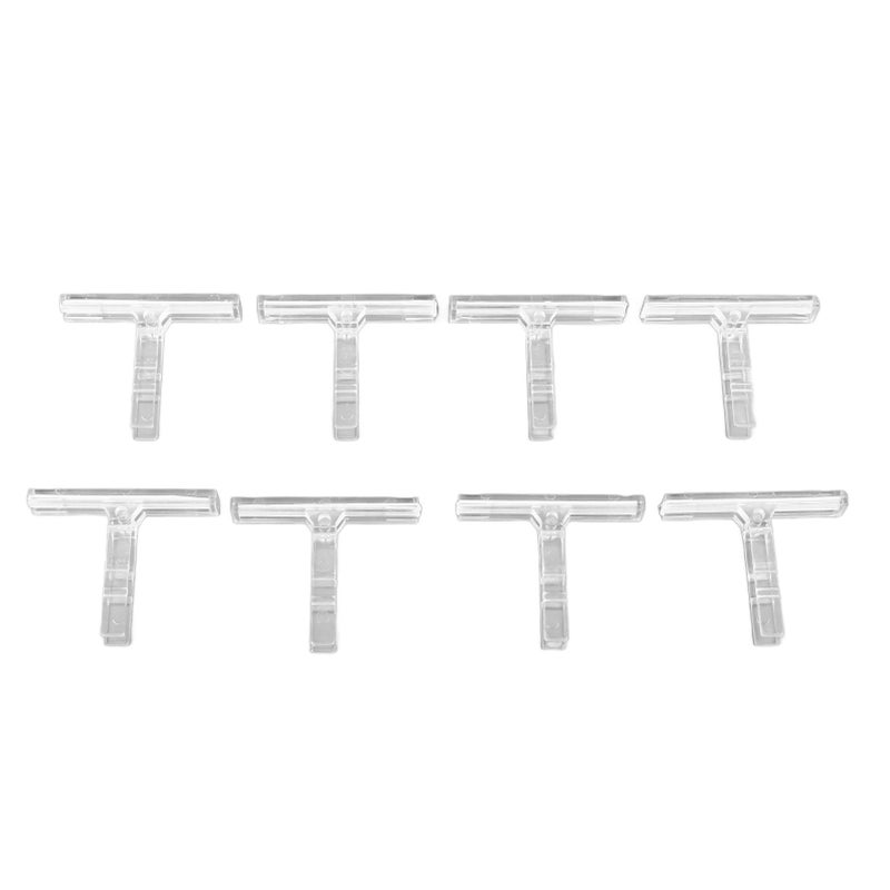 Terminal Marking Clamp PA66 35mm DIN Rail Mounted Transparent Terminal Strip Marking Holder - Image 1