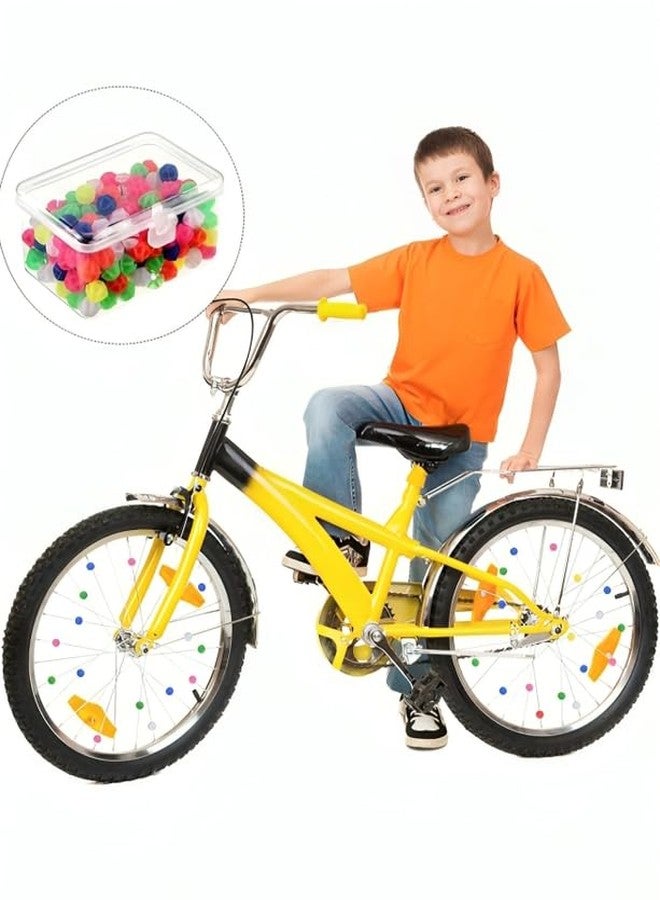 Neemo Bicycle Spoke Decoration, 216 Pieces Multi Colour Spoke Beads with Plastic Storage Box - Image 2